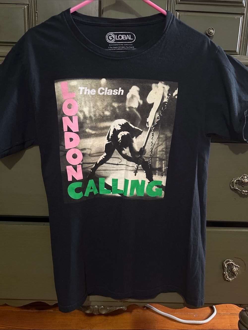 The Clash London Calling Graphic Tee - Black